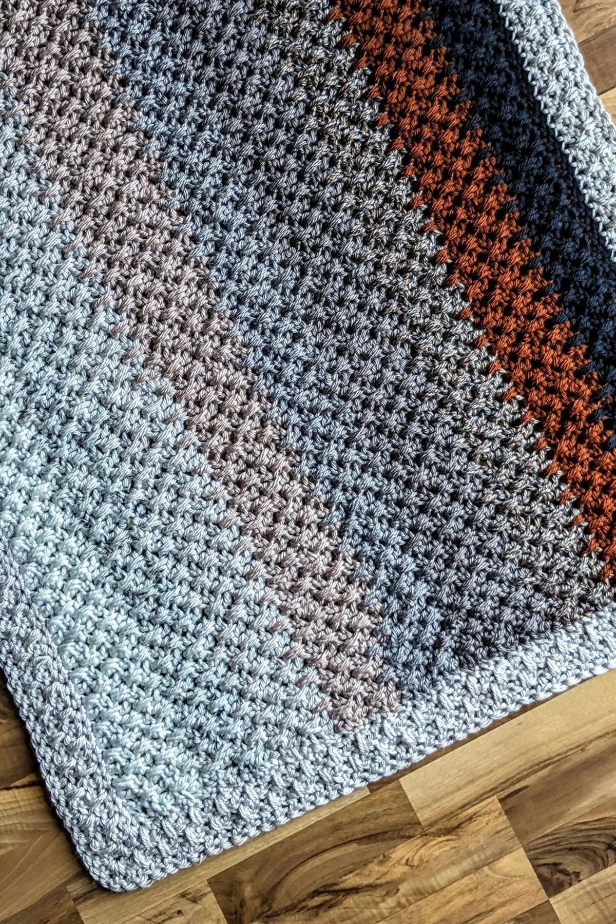 Cozy Double Crochet Spike Stitch Baby Blanket (Crochet)