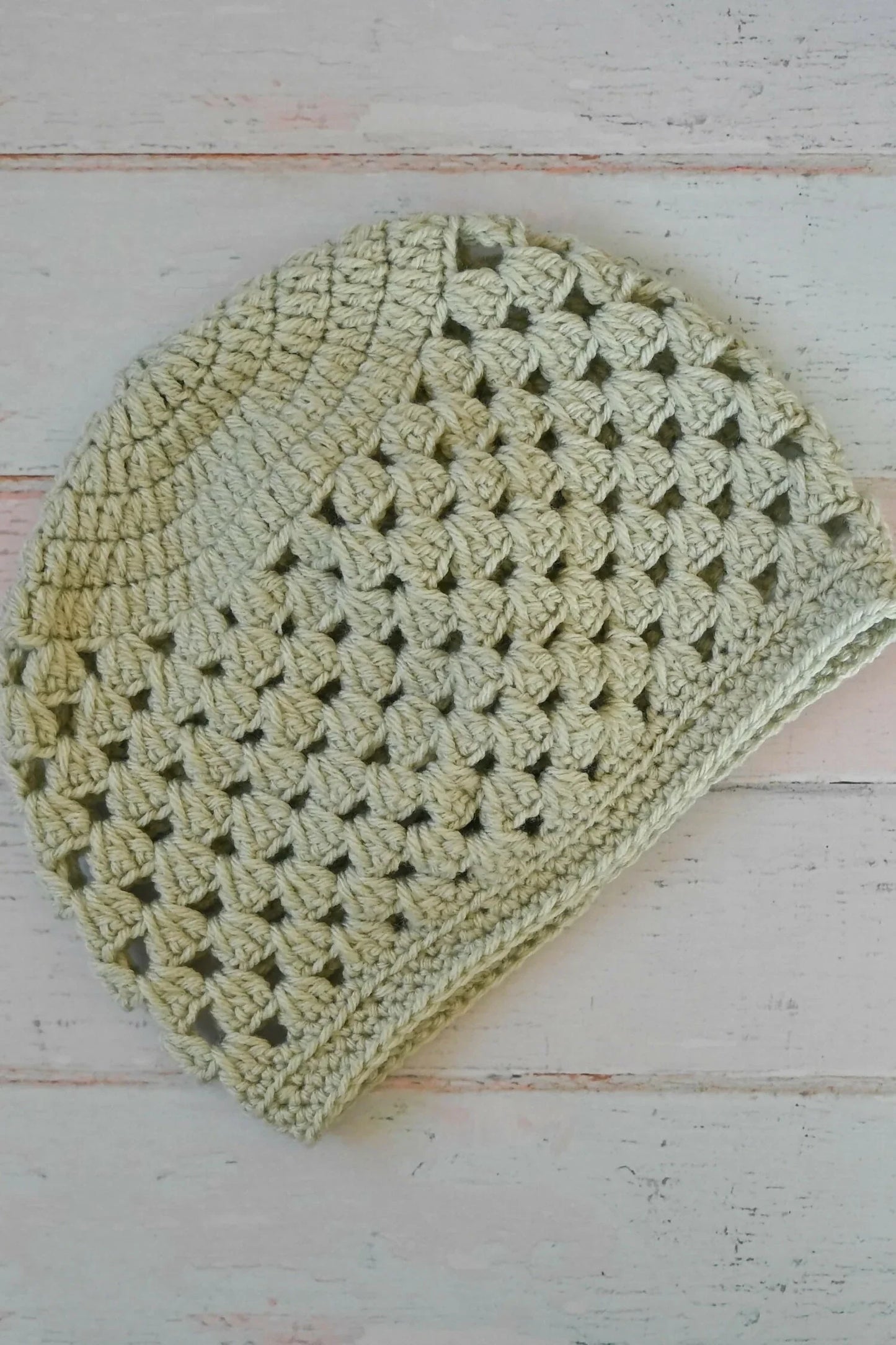 Luisa Top-Down Granny Stitch Hat (Crochet)