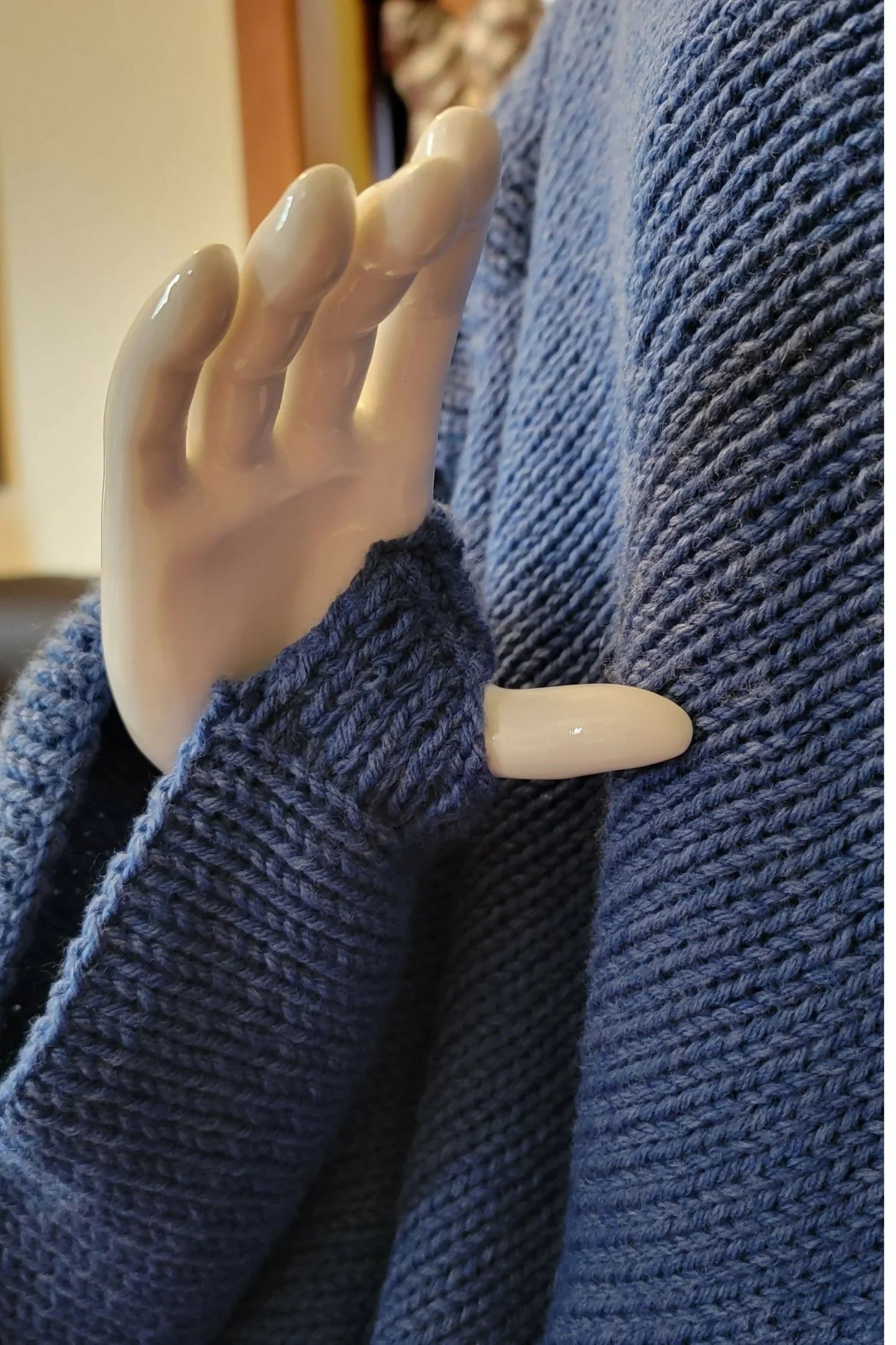 Basic Poncho with Optional Ribbing and Thumb Holes (Circular Knitting Machine & Knitting)