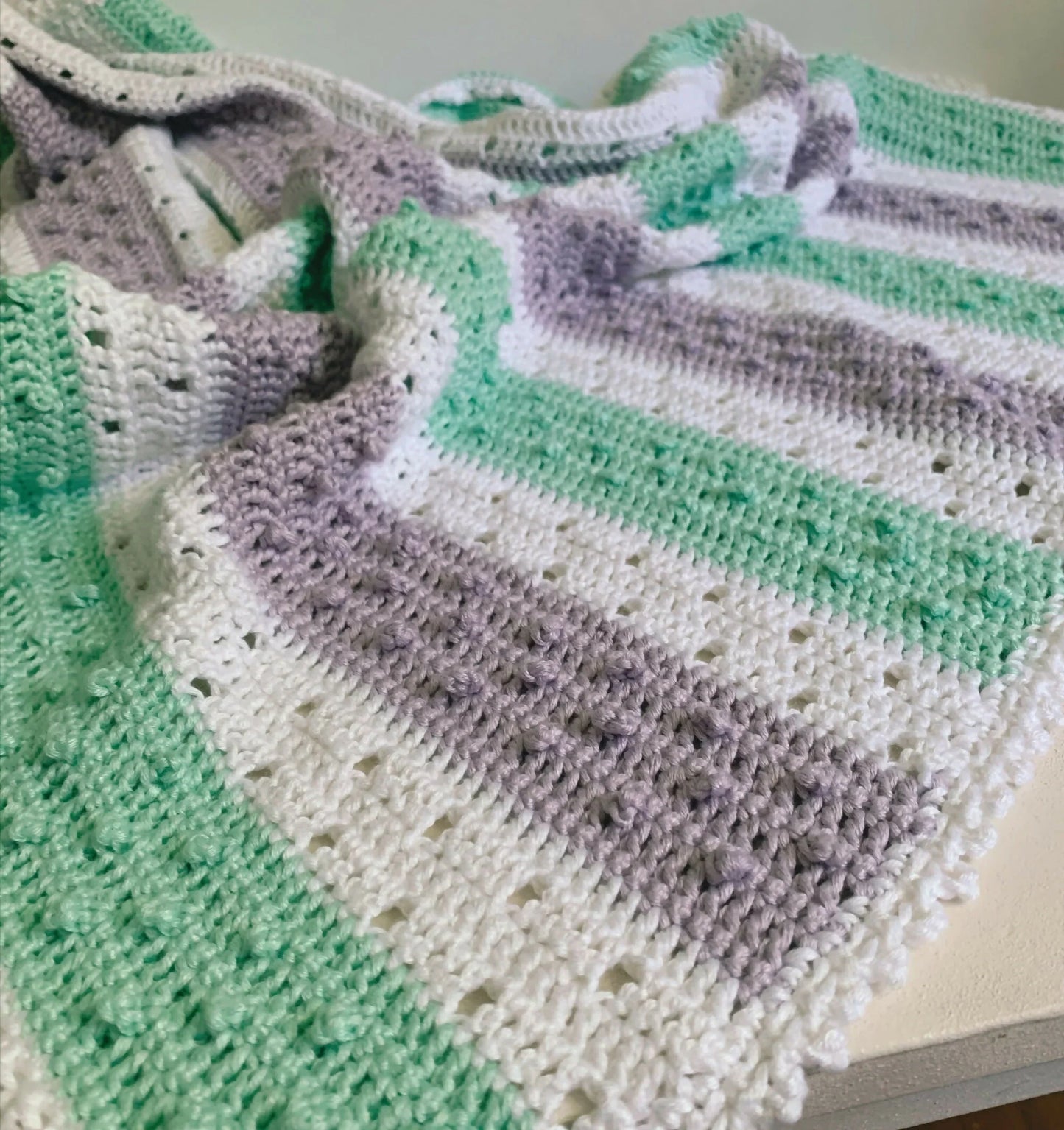 The Pretty Picot Baby Blanket (Crochet)