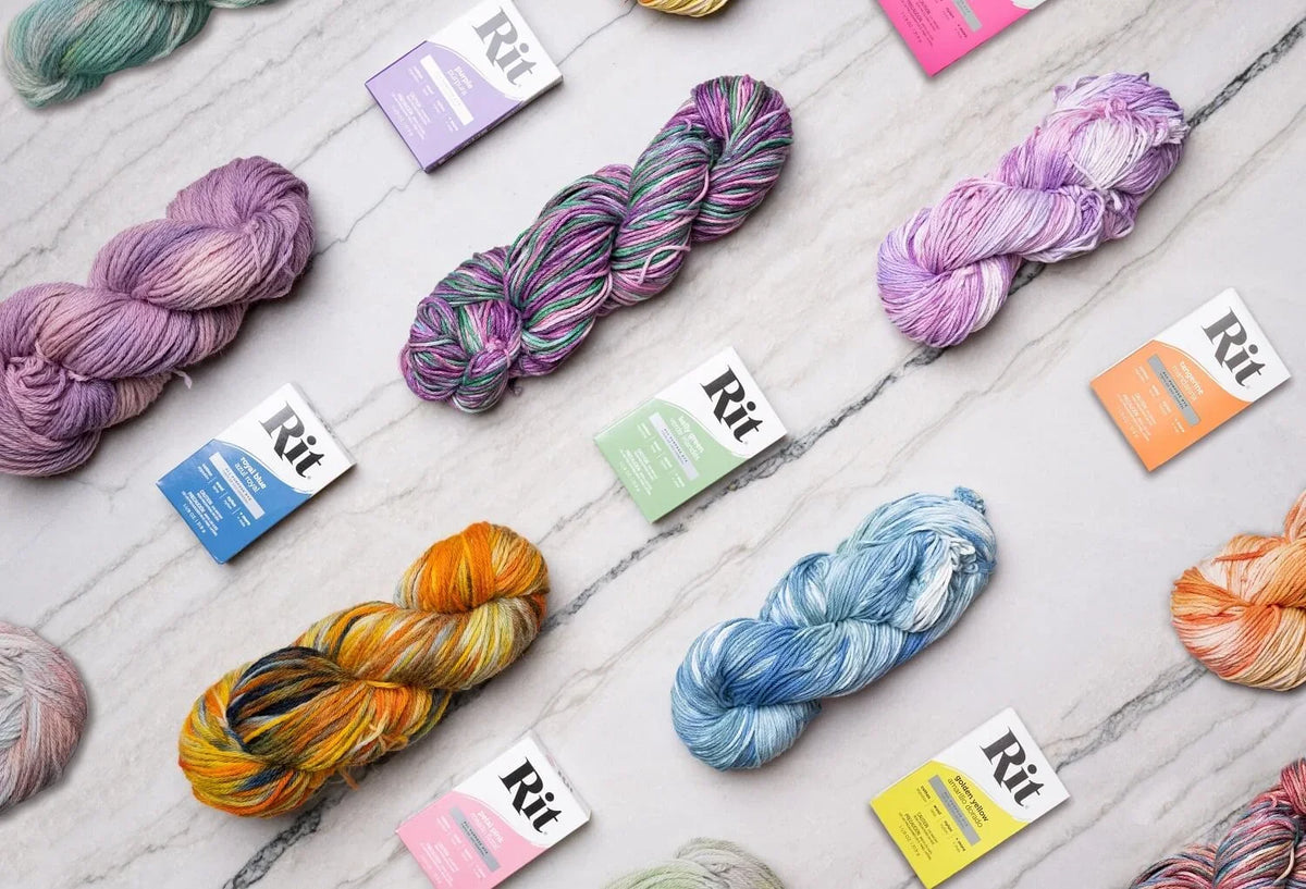 Rit® and Lion Brand® Fishermen's Wool® Yarn Dye Kit