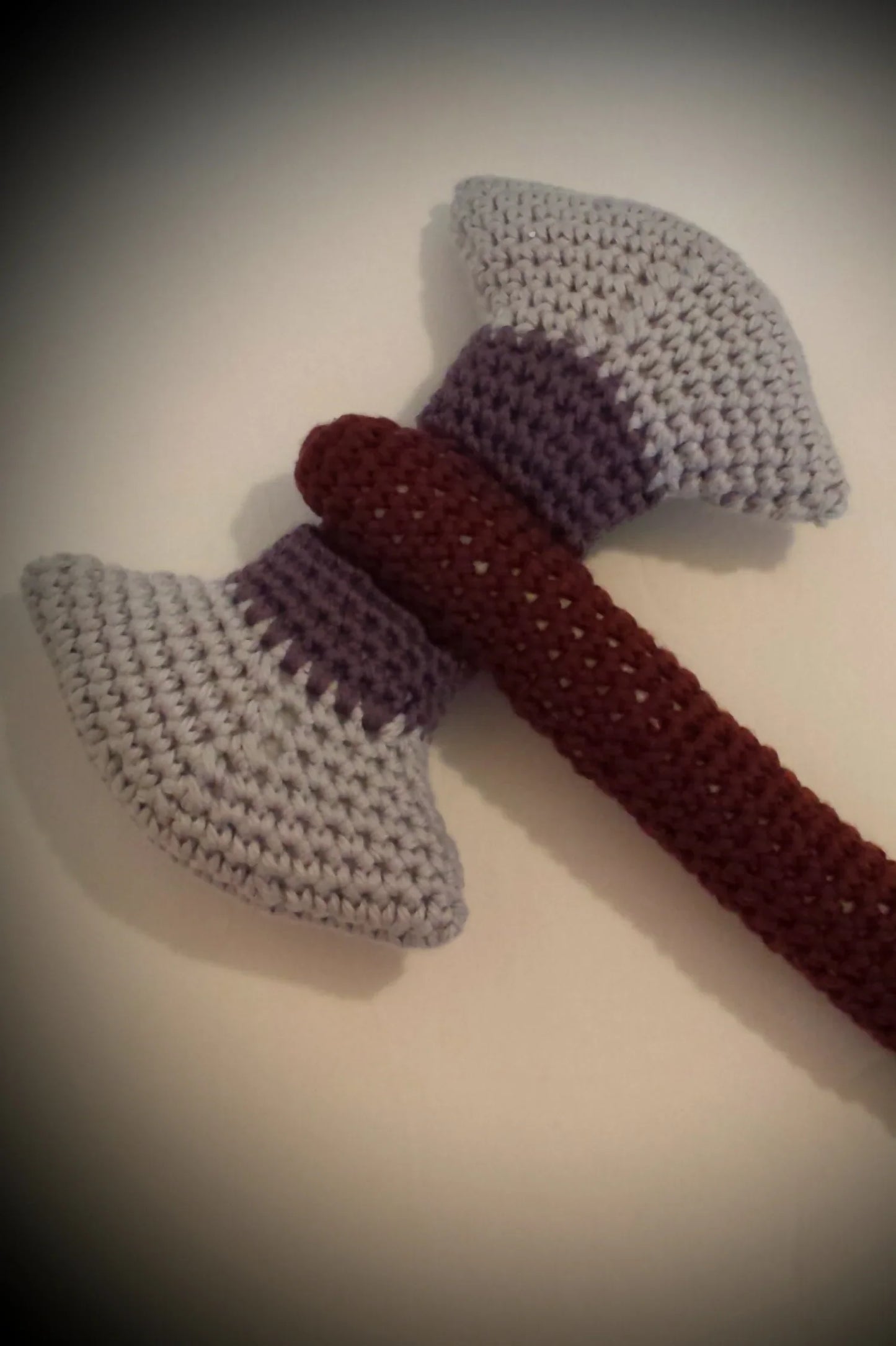 Battle Axe Baby Rattle (Crochet)