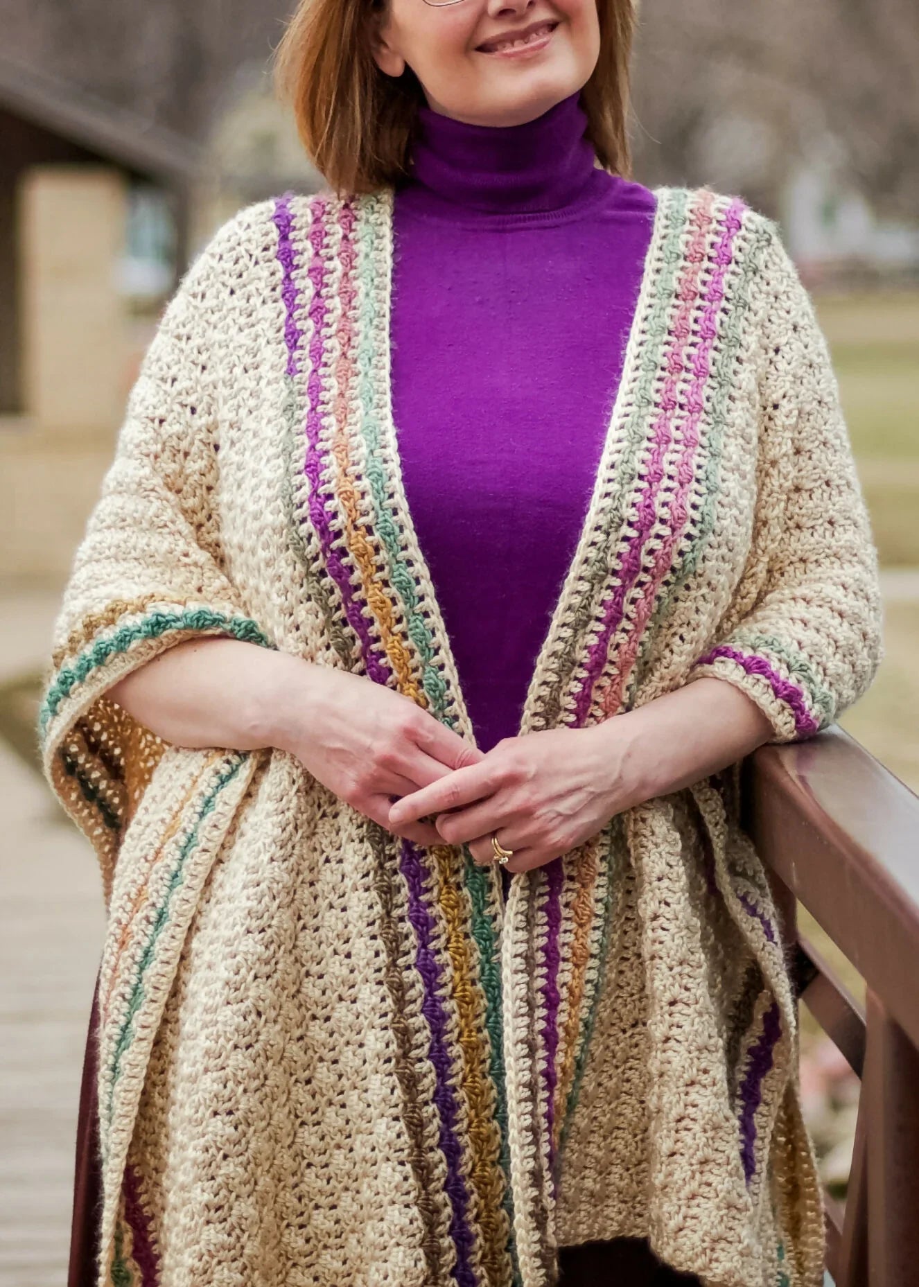 Many Wonders Ruana (Crochet)