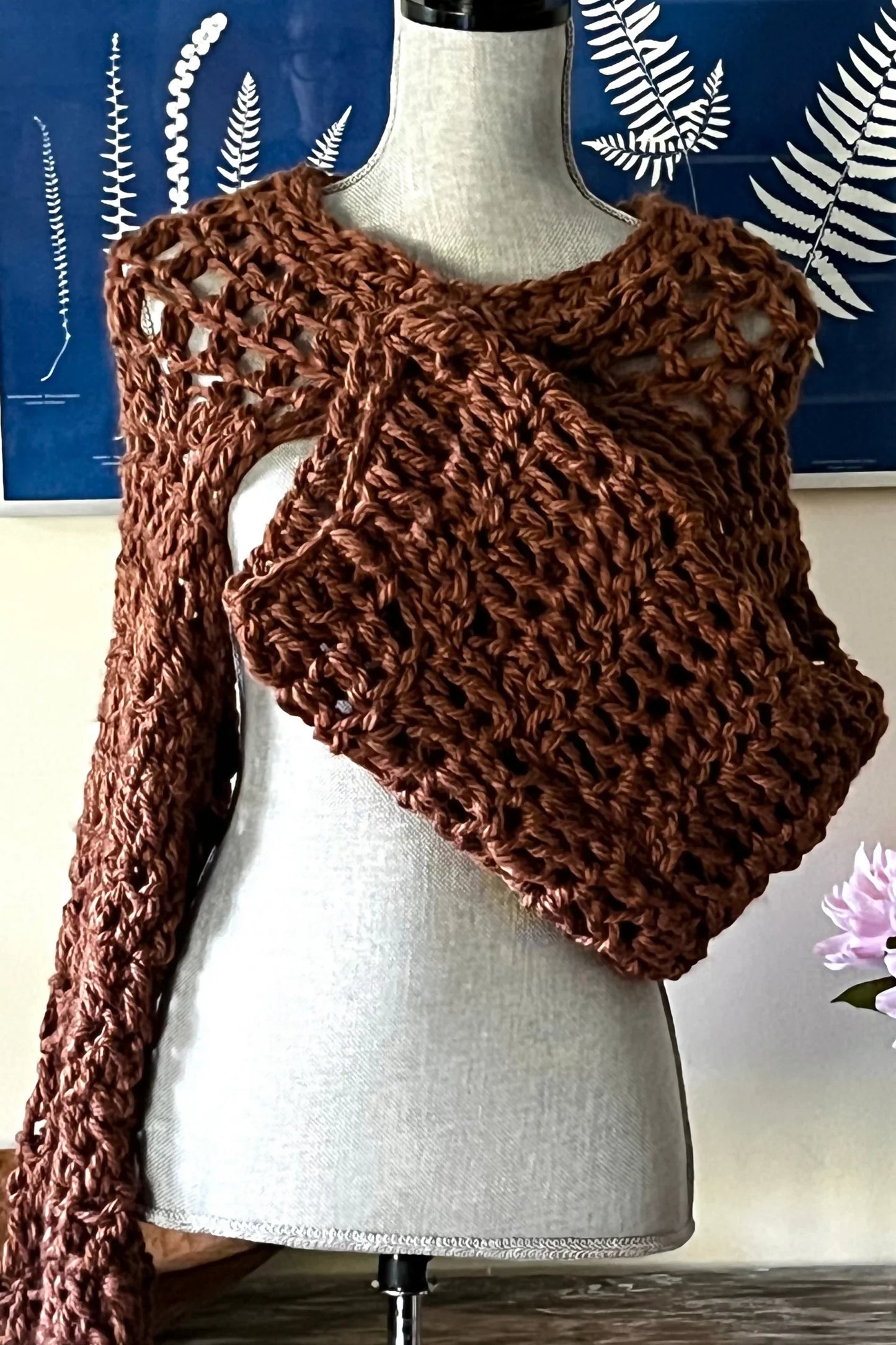 Chunky Sleeve Shrug (Crochet)
