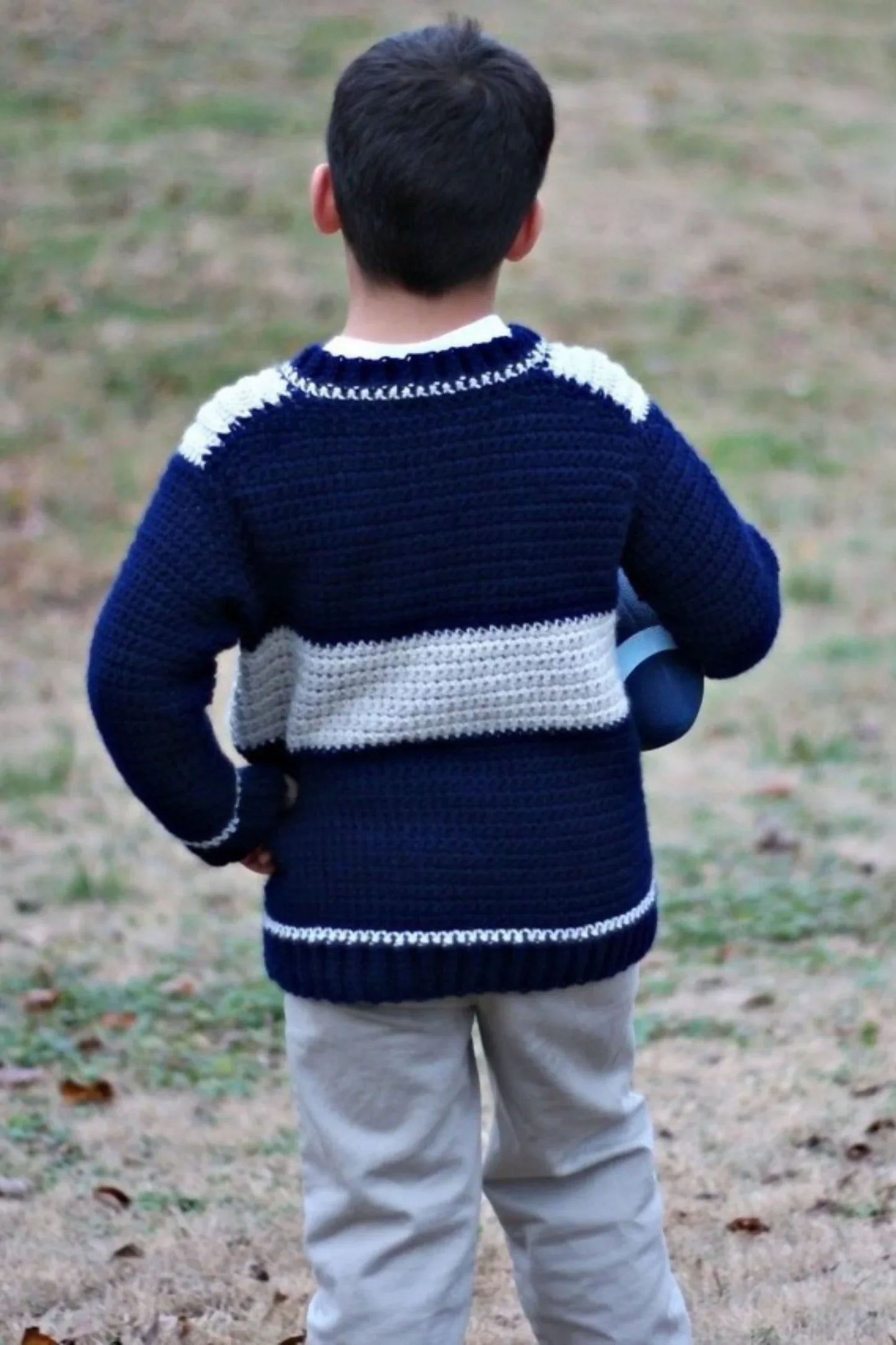 Kid's Varsity Sweater (Crochet)
