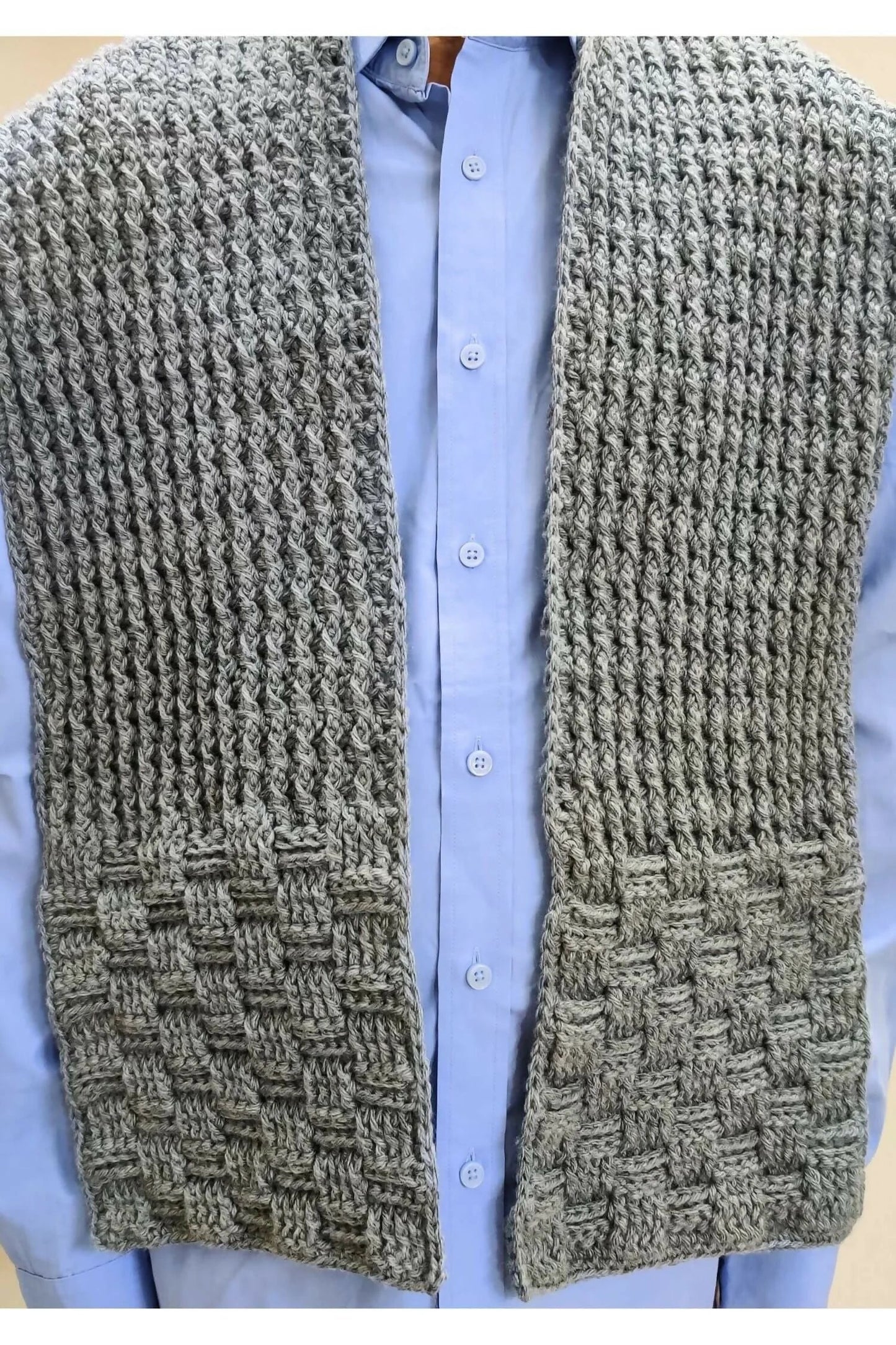 Urban Weave Scarf (Crochet)