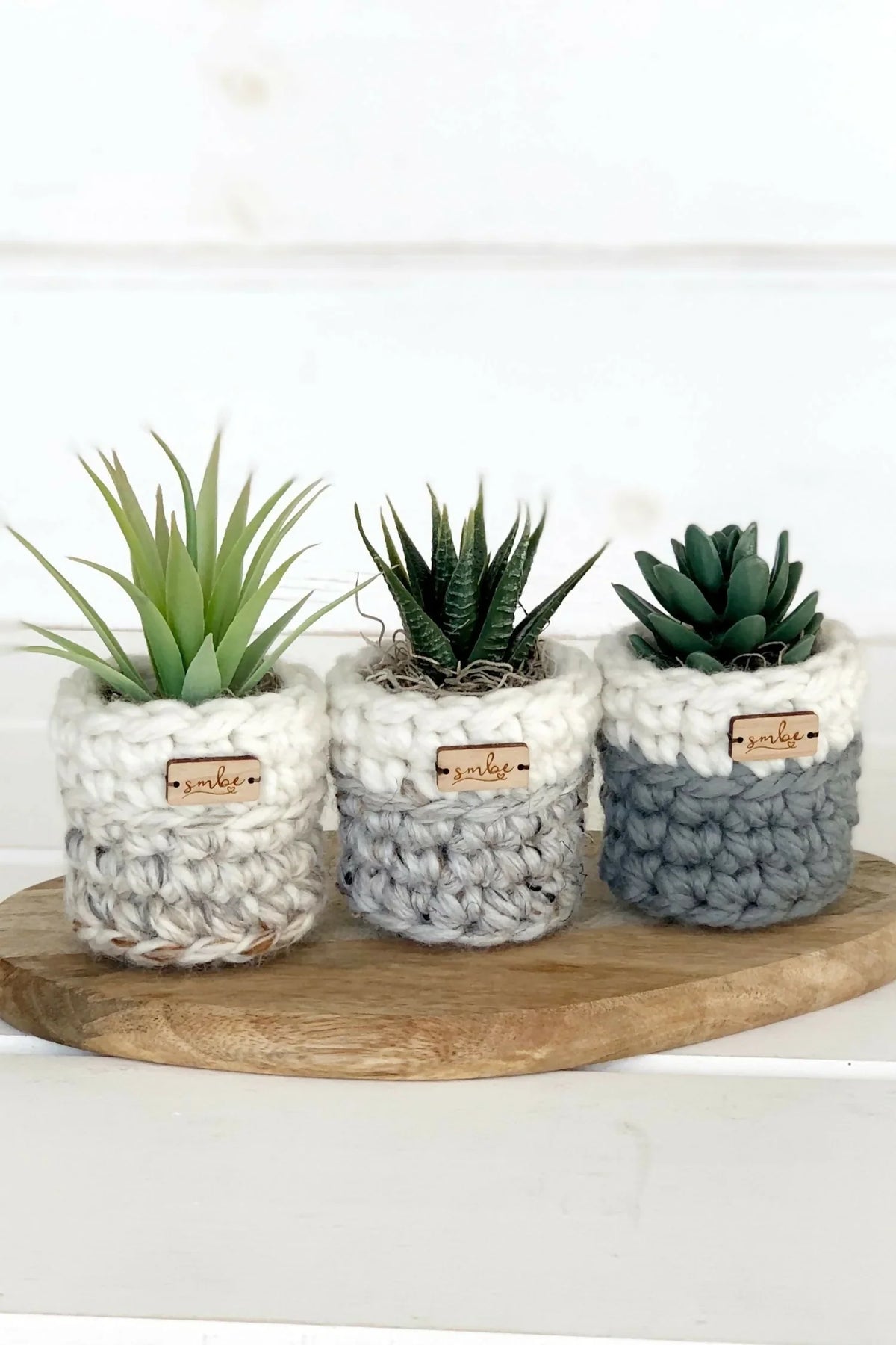 Chunky Planter Sweaters aka Plant Pot Covers (Crochet)