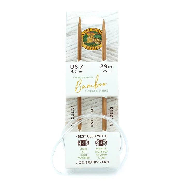 Lion Brand® Bamboo Circular Knitting Needles 29" (Size 8)