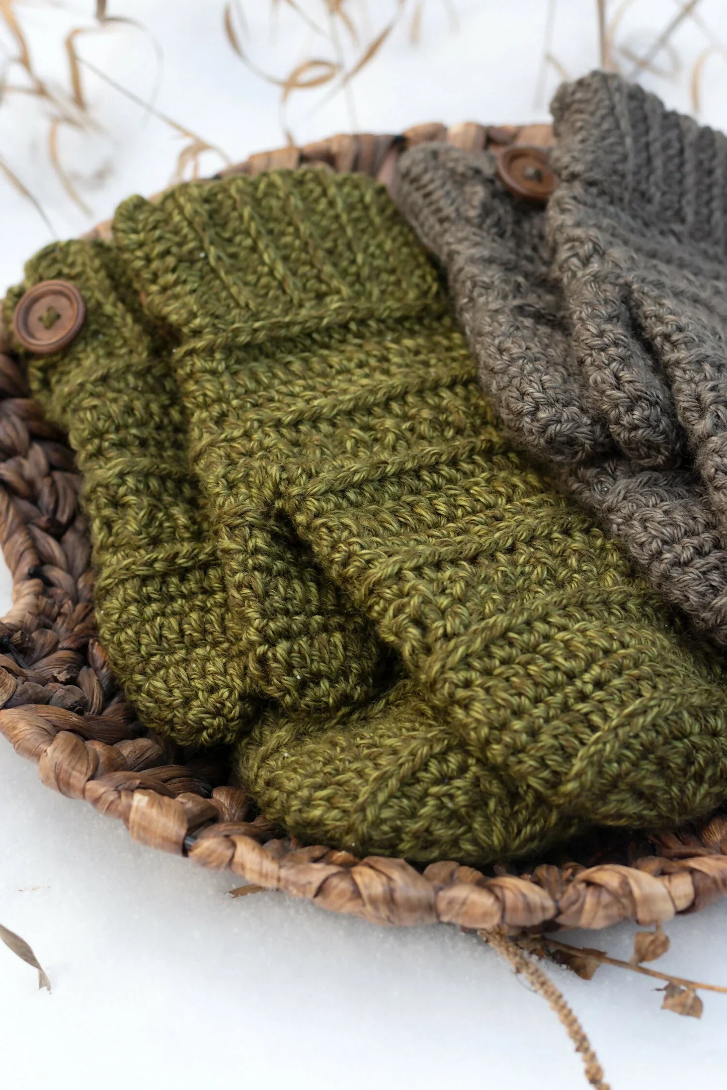 Wanderlust Mittens (Crochet)