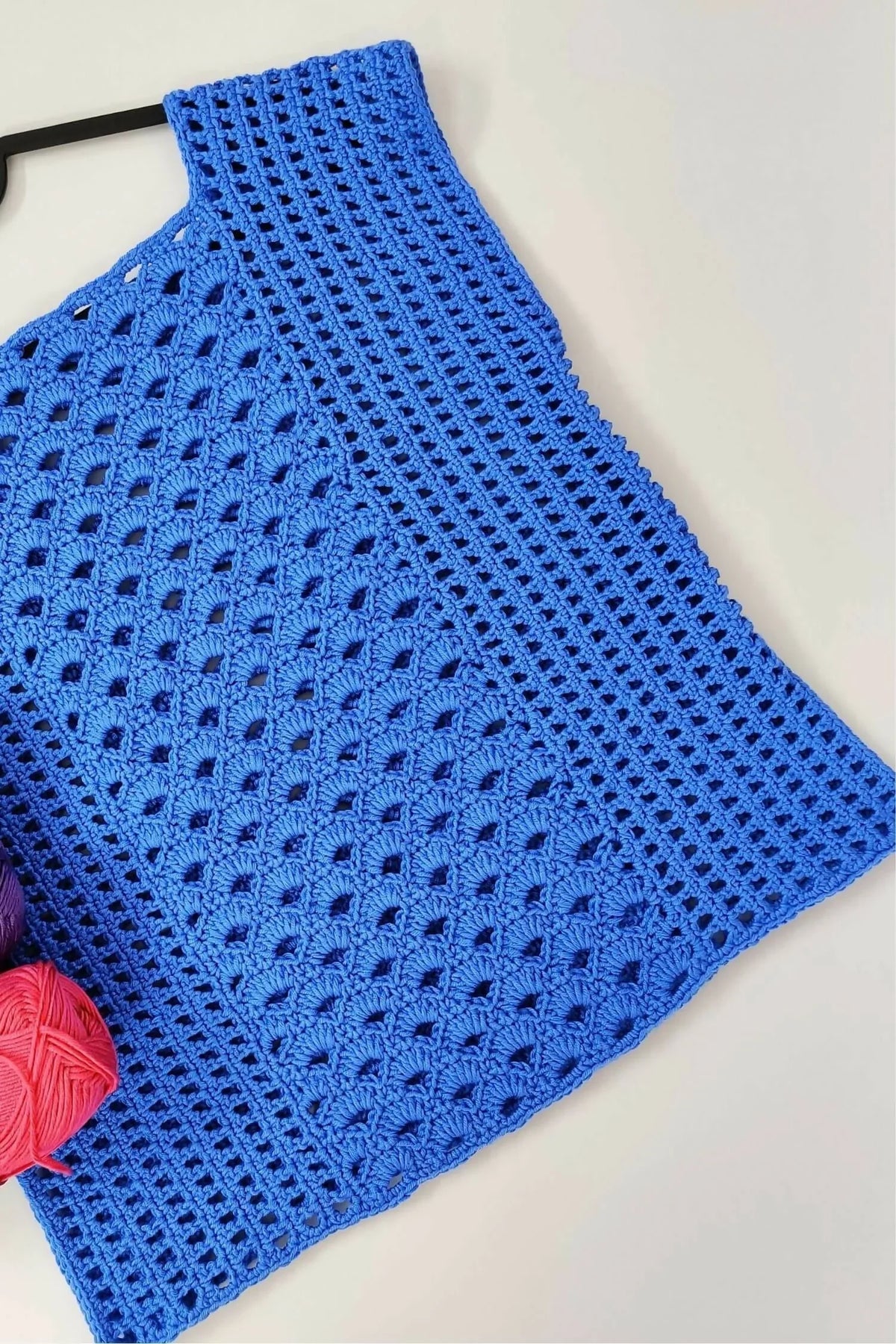 Blue Shells Top (Crochet)