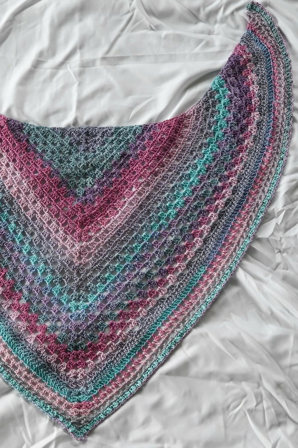 Gift to Myself Crescent Shawlette (Crochet)