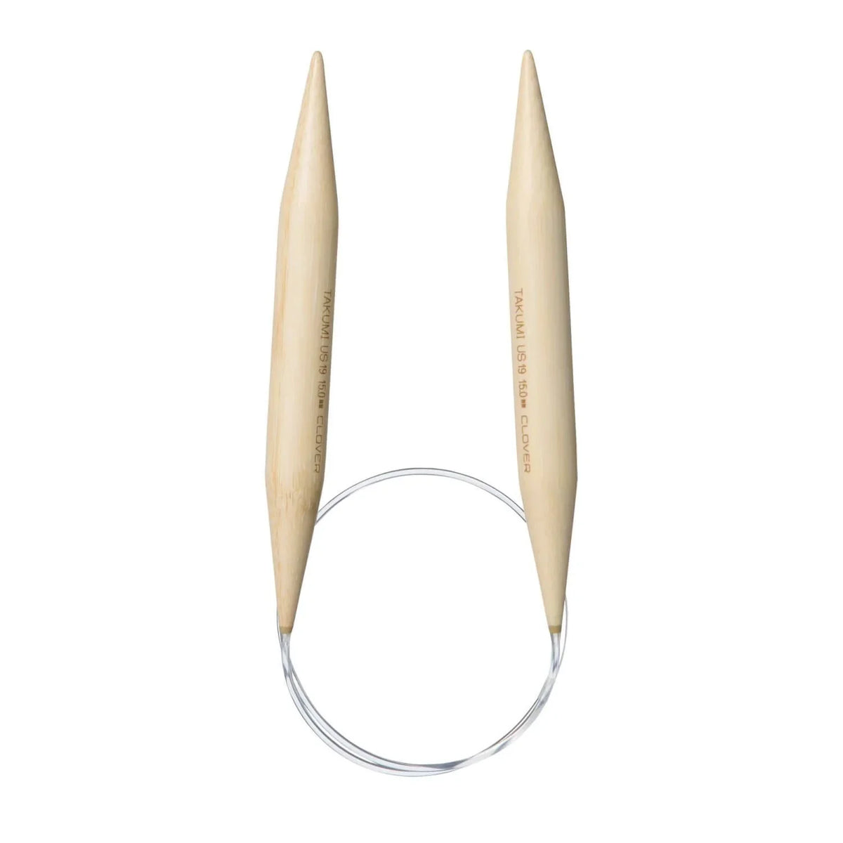 Clover Bamboo Circular Knitting Needles 24" (Sizes 17 & 19)