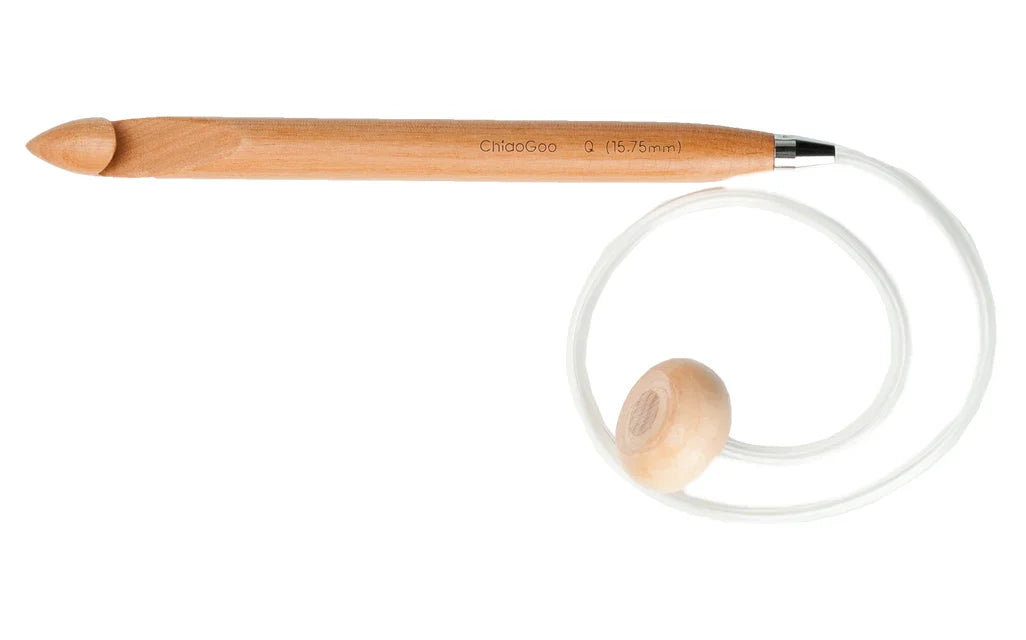ChiaoGoo Flex Tunisian Hook 24" (Sizes G to Q)