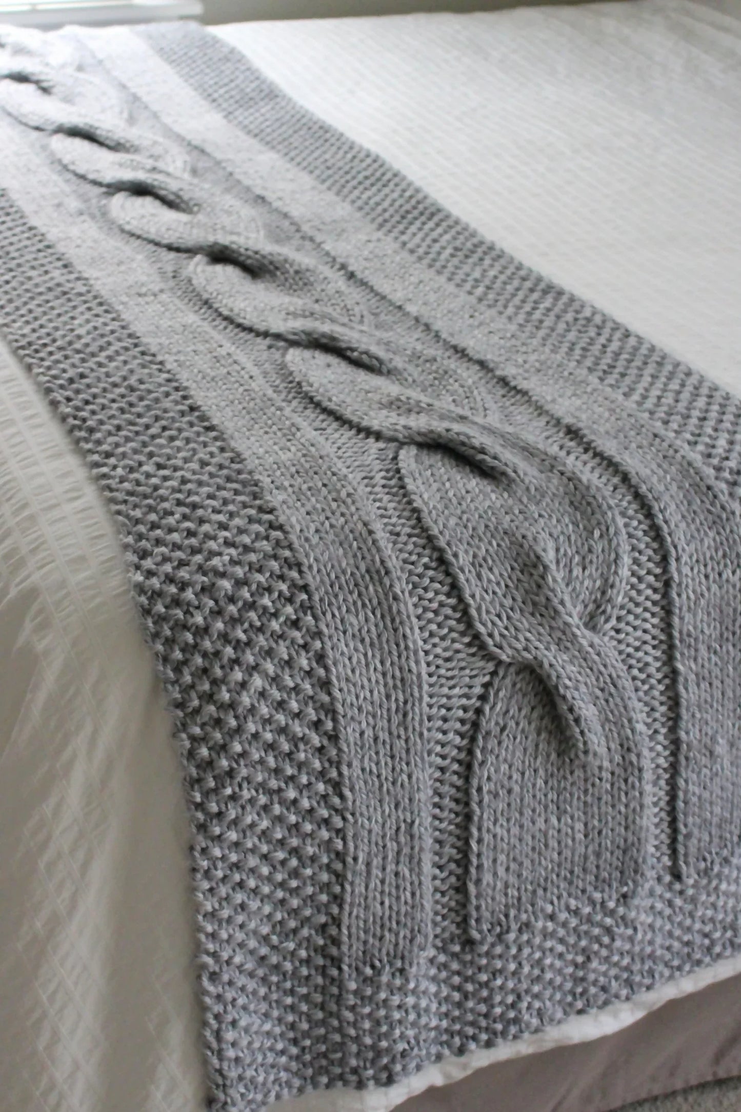 River of Dreams Bed Runner Blanket (Knit)