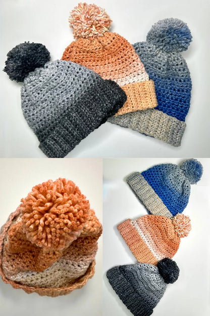 PATCHWORK BEANIE (Crochet)