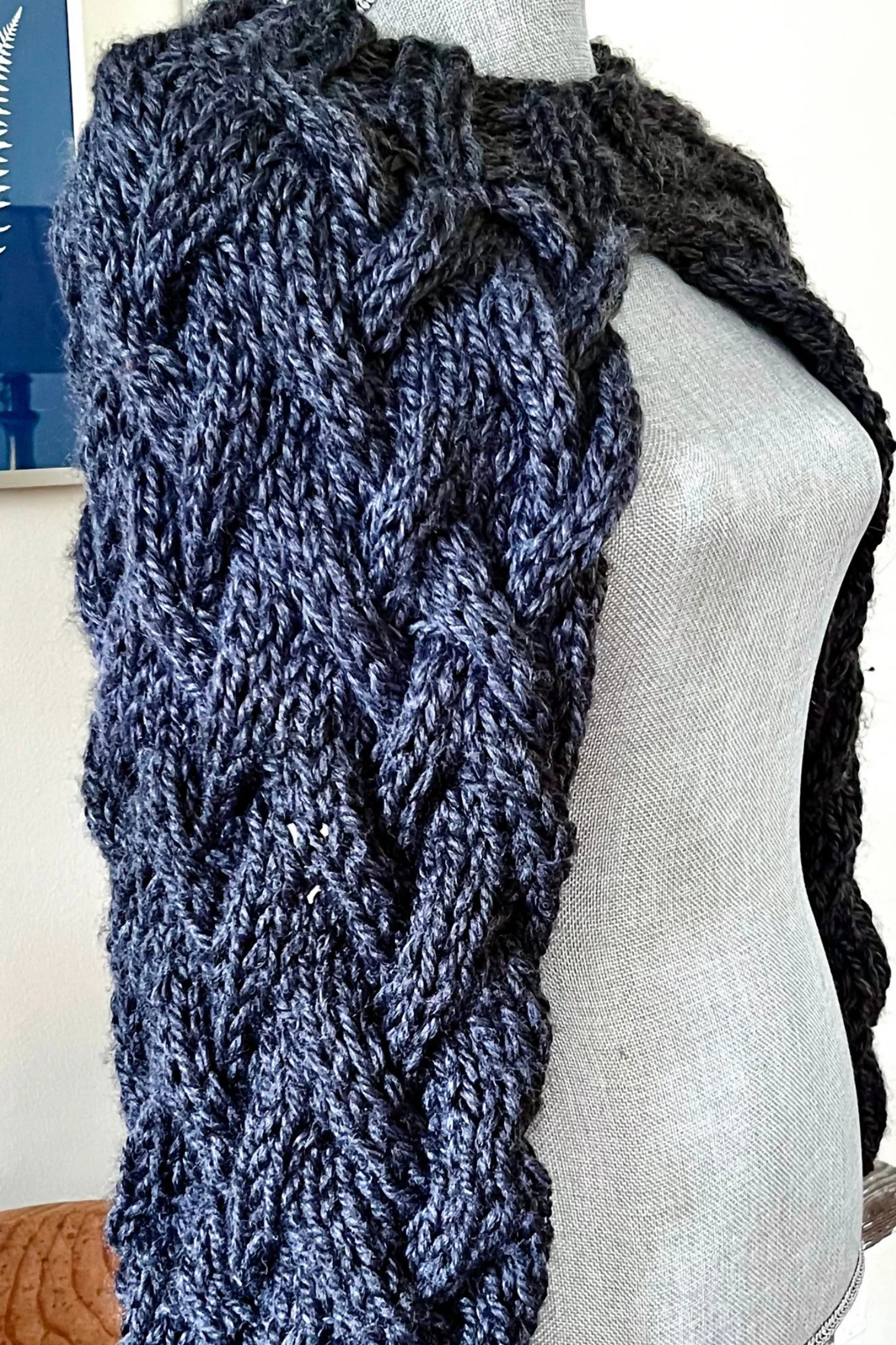 Braided Cable Shrug (Knit)