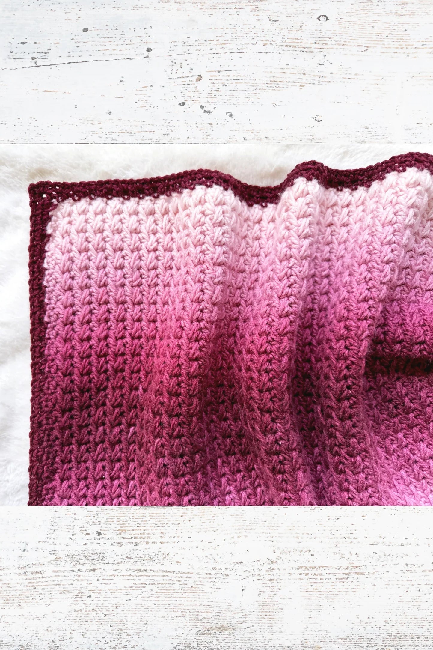 Feather Stitch Blanket (Crochet)