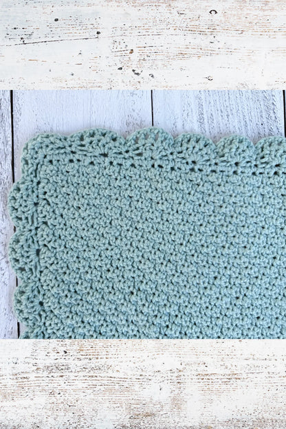 C2C Lemon Peel Stitch Baby Blanket (Crochet)