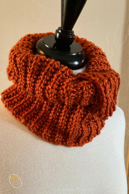 Classic Everyday Buttoned Cowl (Crochet)