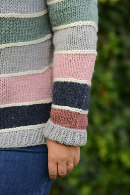 Color Divide Sweater (Knit)