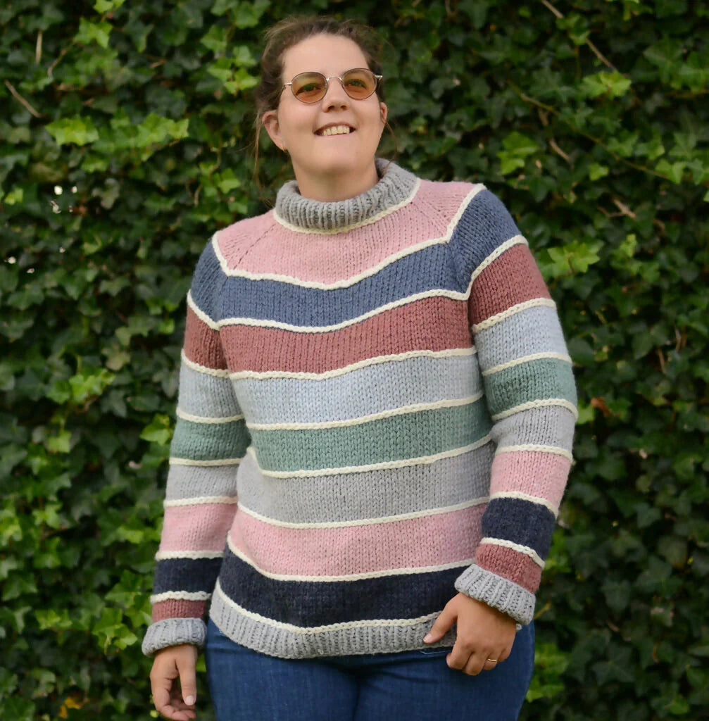 Color Divide Sweater (Knit)