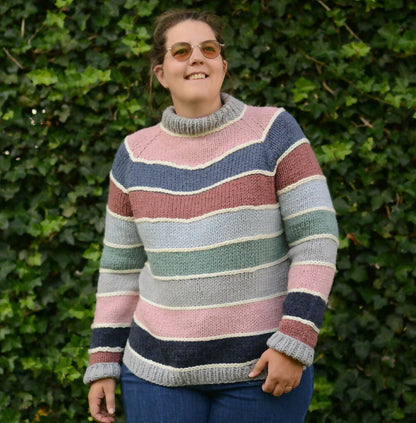 Color Divide Sweater (Knit)