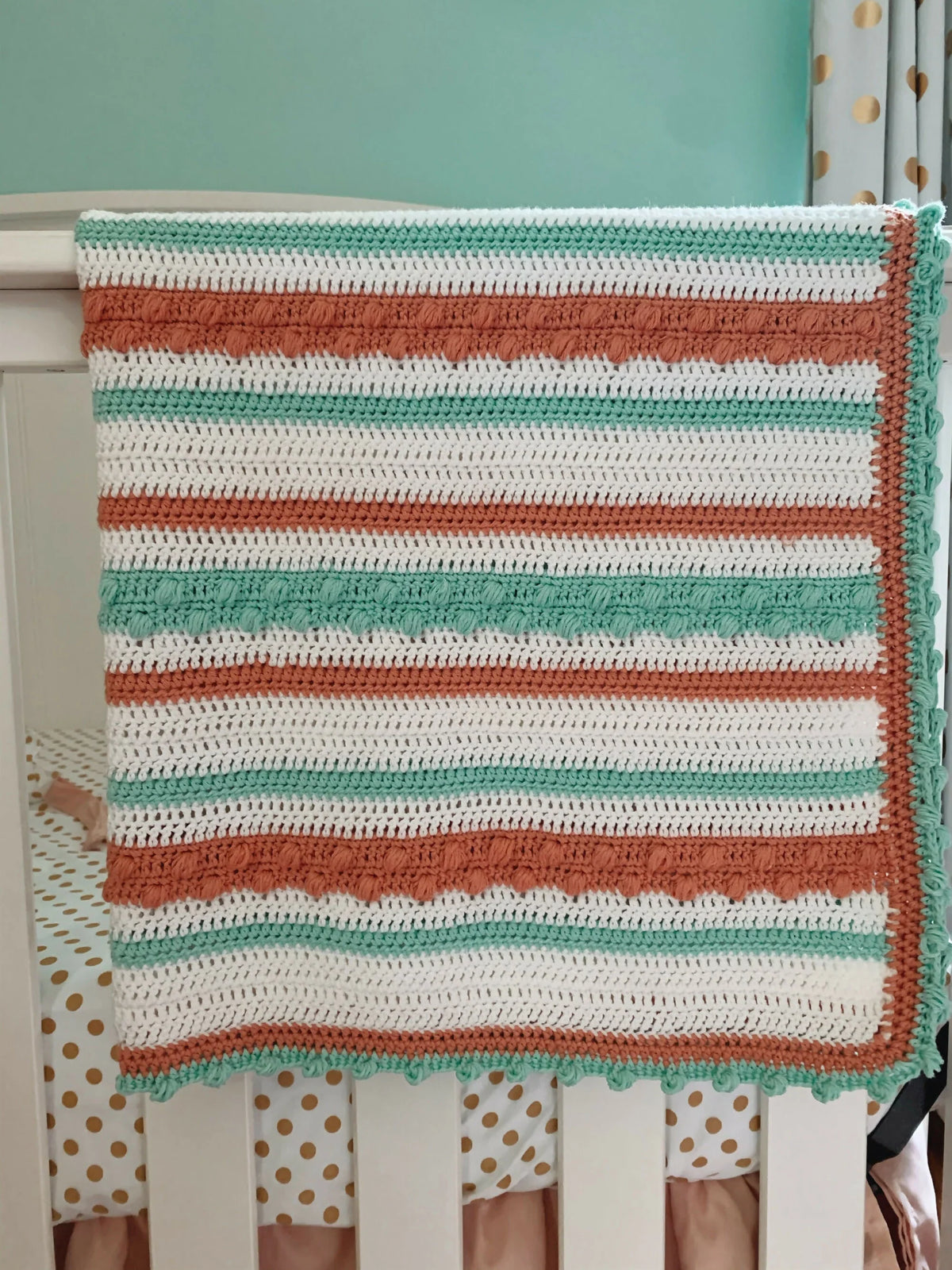 The Candy Clouds Baby Blanket (Crochet)