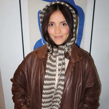Crochet Scoodie (Hood + Scarf) (Crochet)