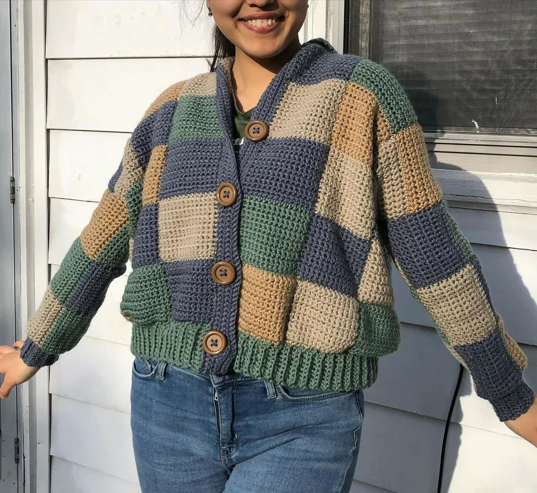 Patchwork Patty Cardigan (Crochet)