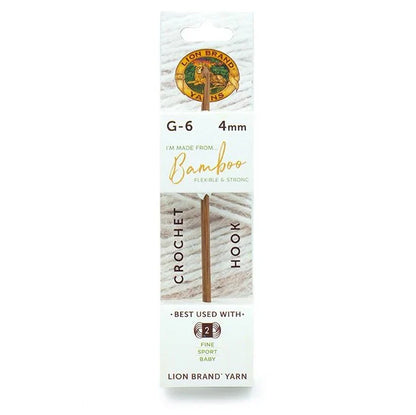 Lion Brand® Bamboo Crochet Hooks (Sizes G to P)