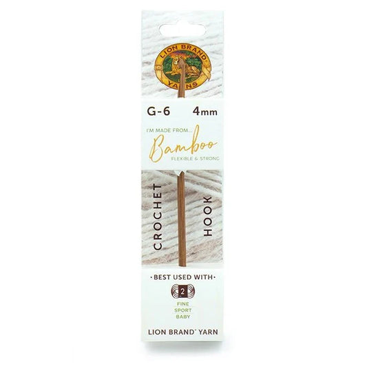 Lion Brand® Bamboo Crochet Hooks (Sizes G to P)