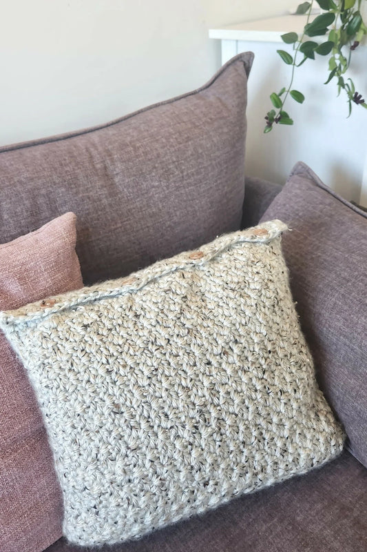 C2C Wattle Crochet Pillow Case (Crochet)