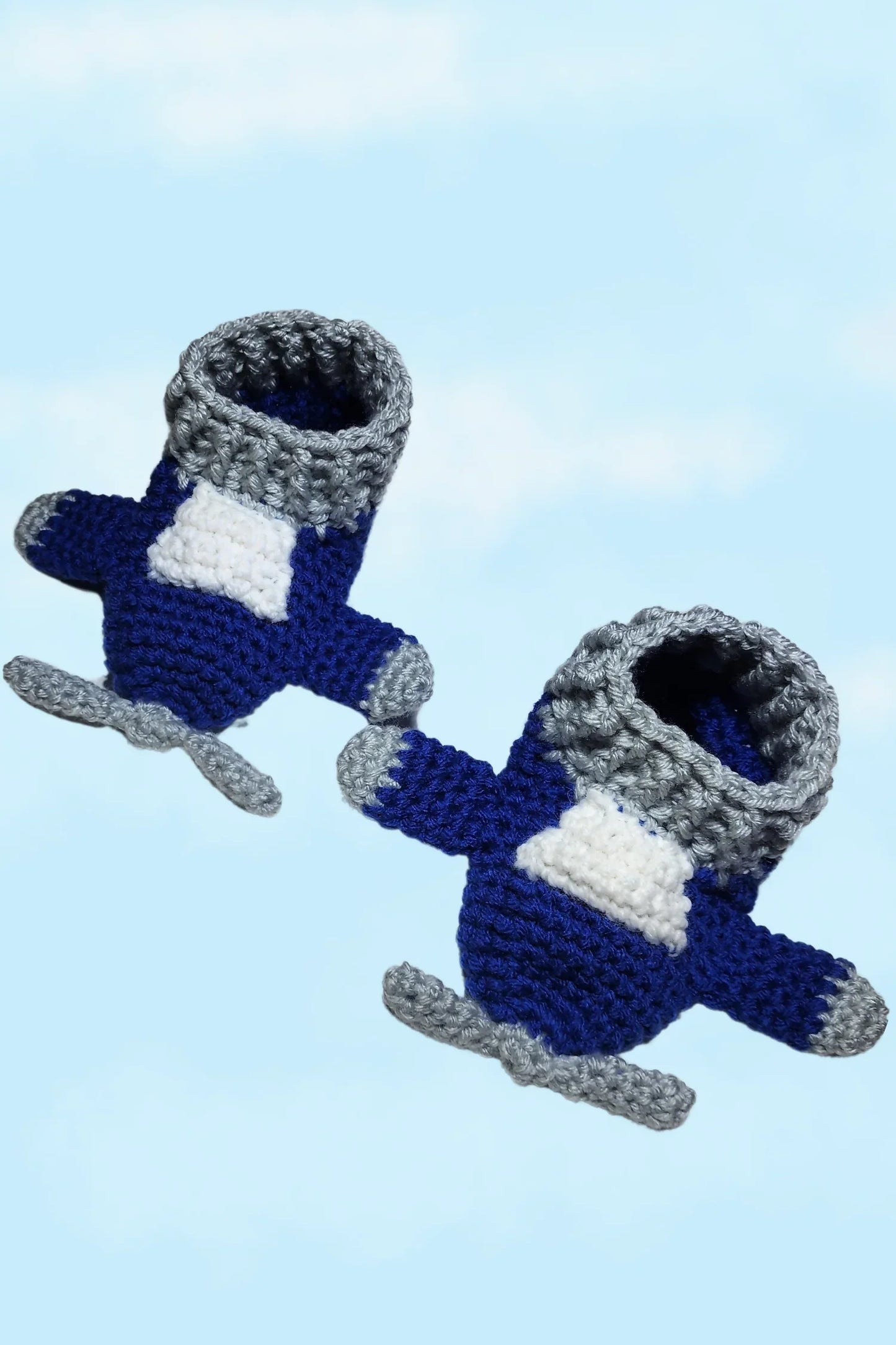 Airplane Slippers (Crochet)
