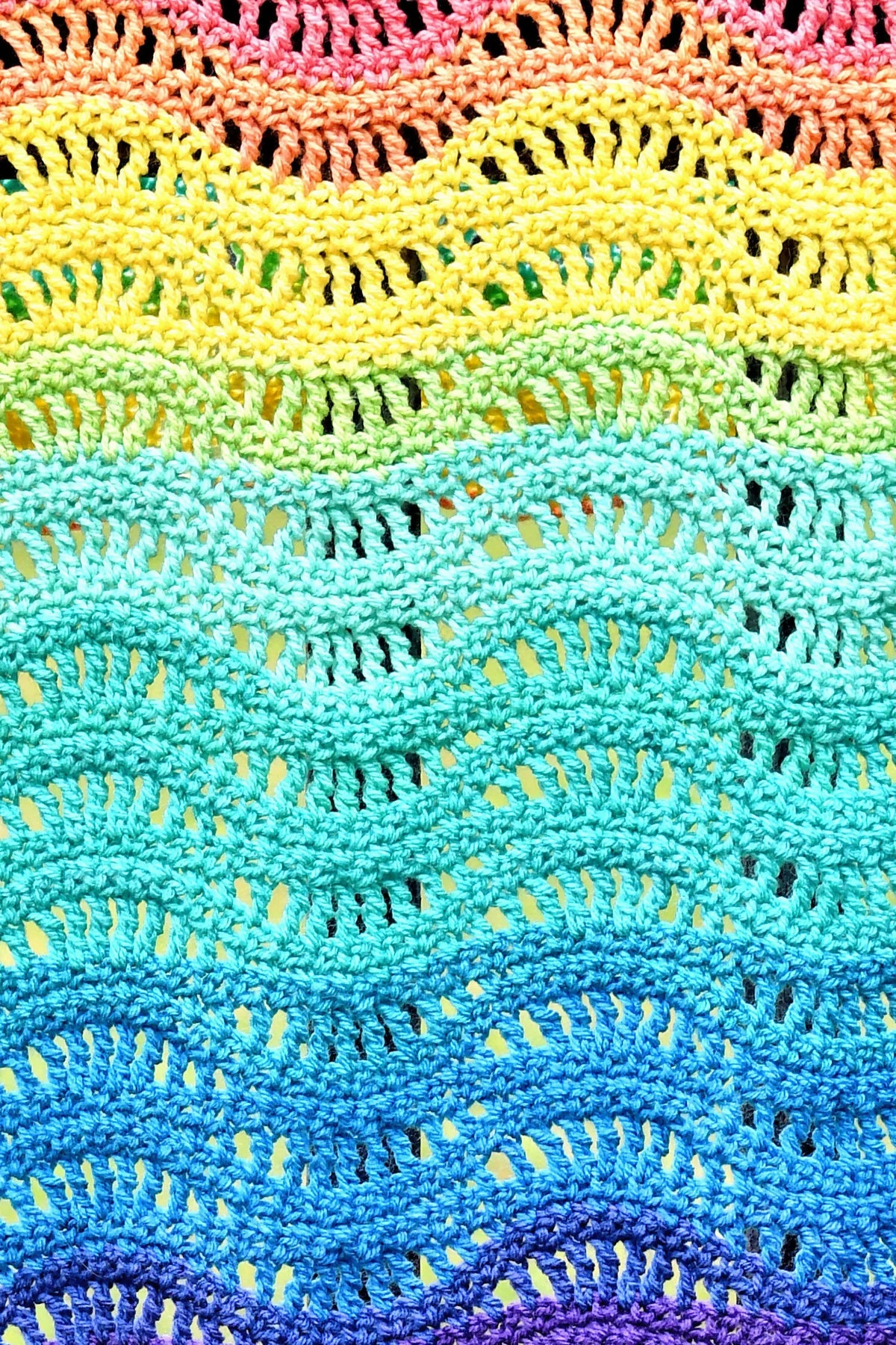 Mandala Waves Baby Blanket (Crochet)