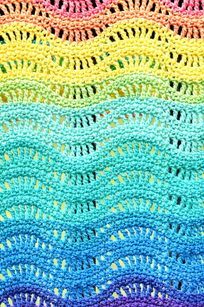 Mandala Waves Baby Blanket (Crochet)