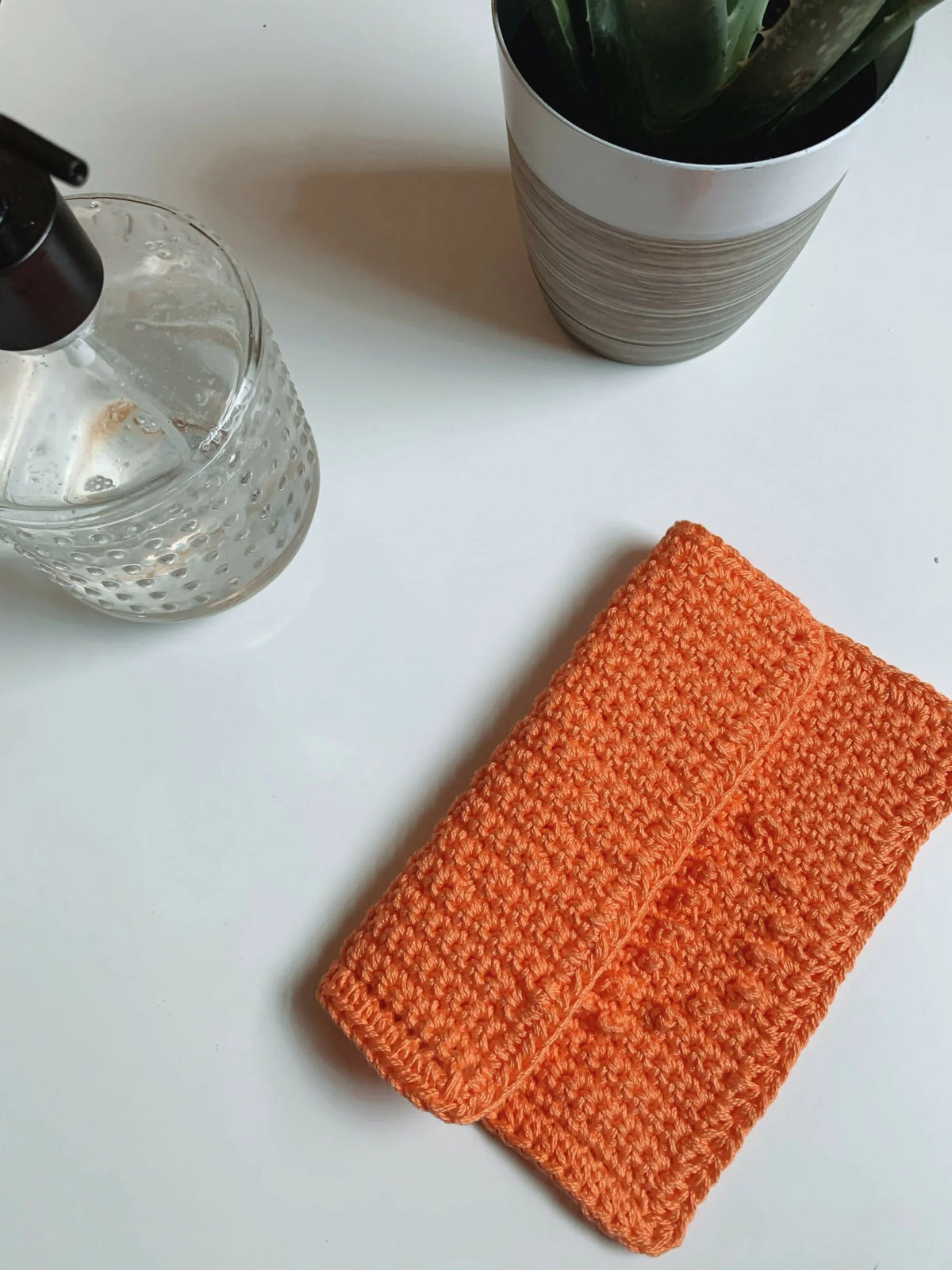 The Autumn Pumpkin Dishcloth (Crochet)