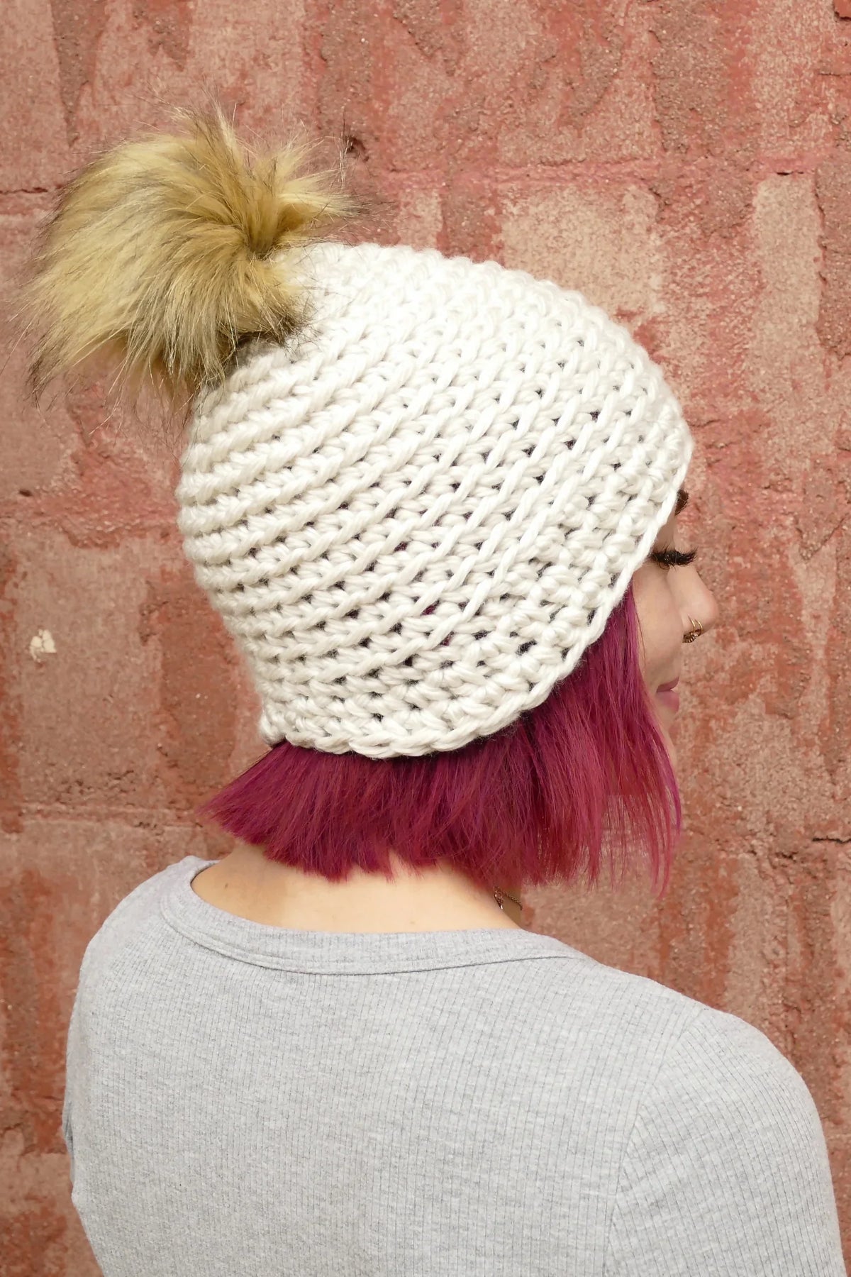 Whispering Pines Beanie (Crochet)