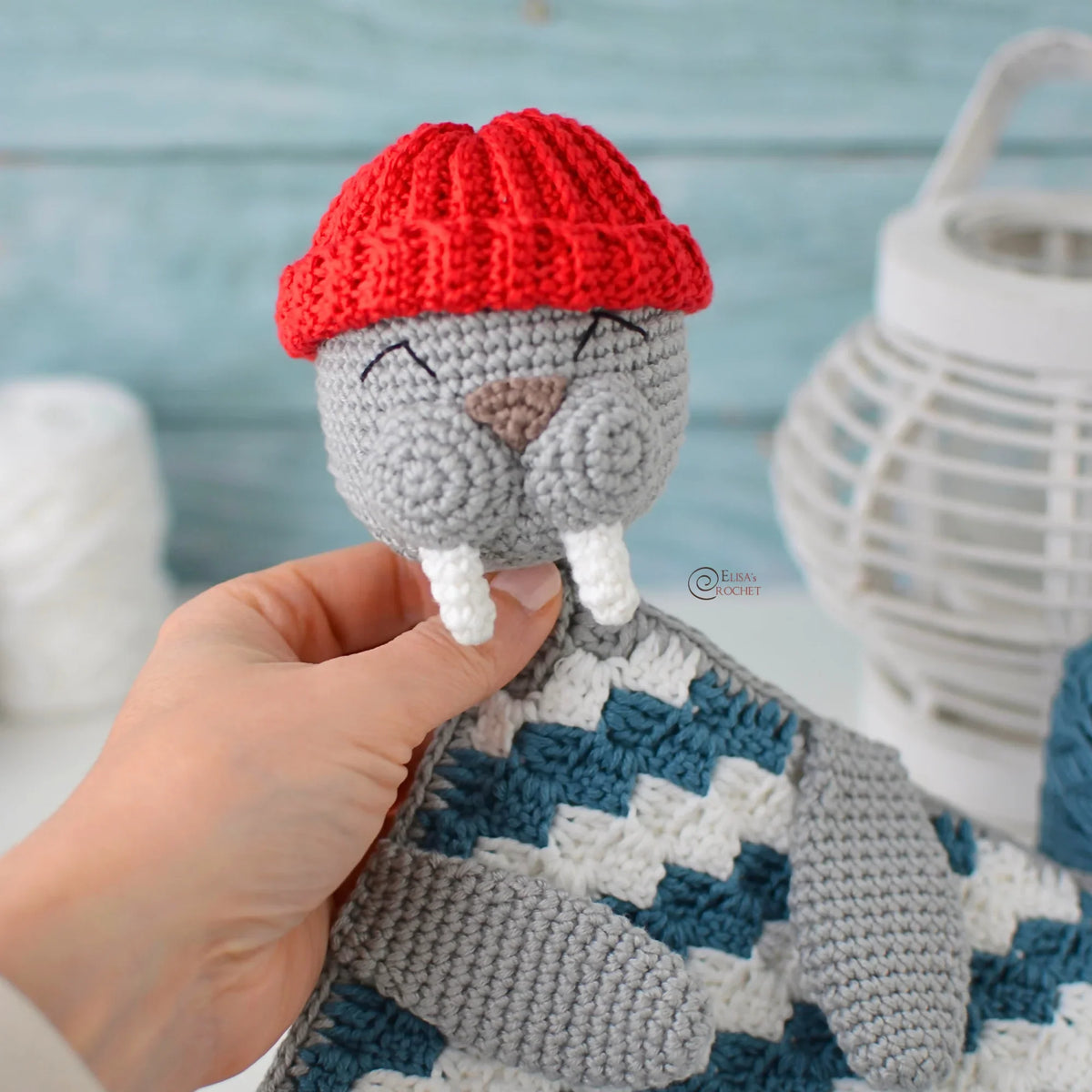 Walrus Lovey (Crochet)