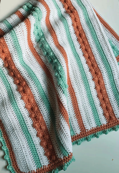 The Candy Clouds Baby Blanket (Crochet)