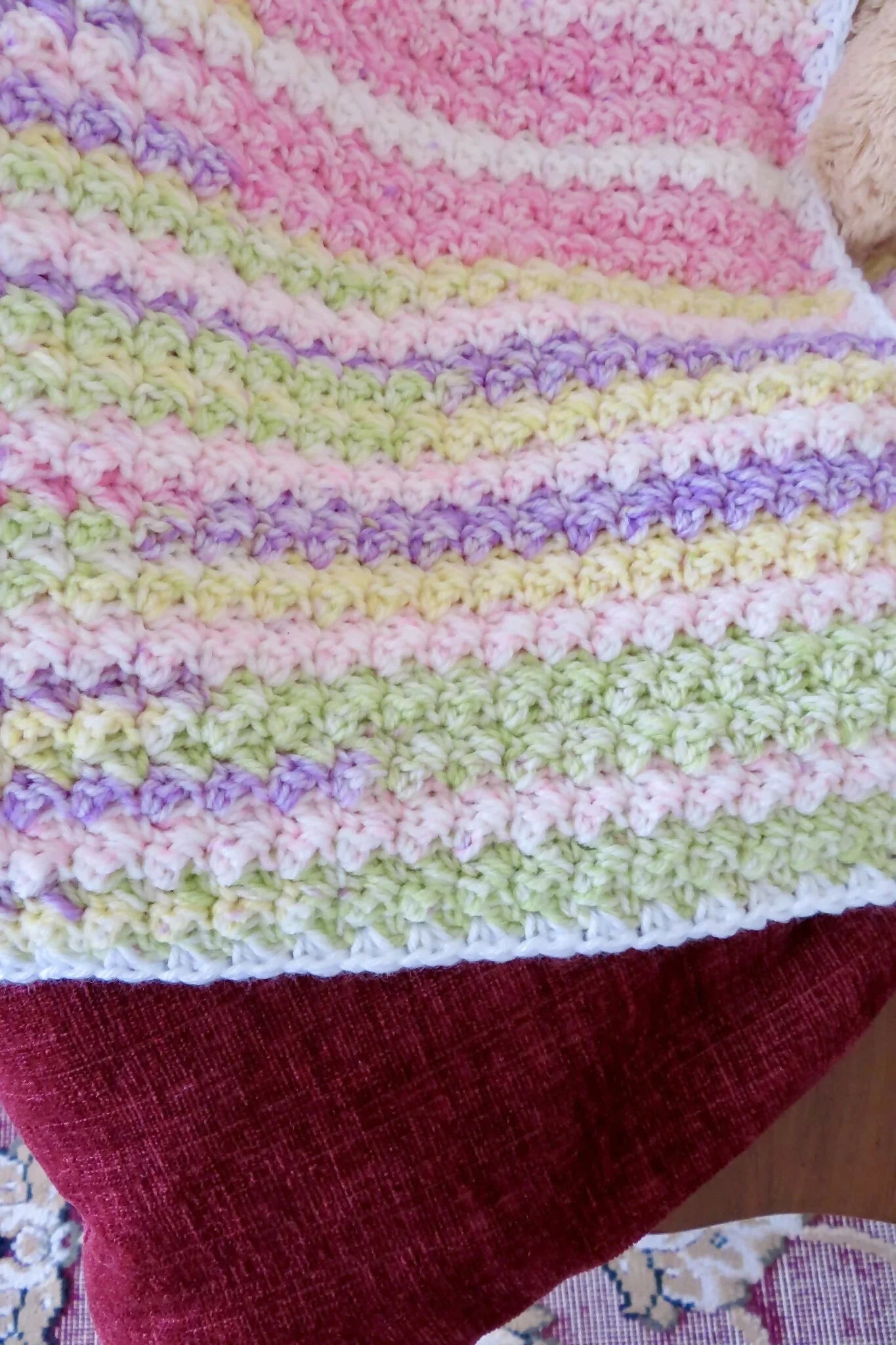 Soft & Sunny Baby Blanket (Crochet)