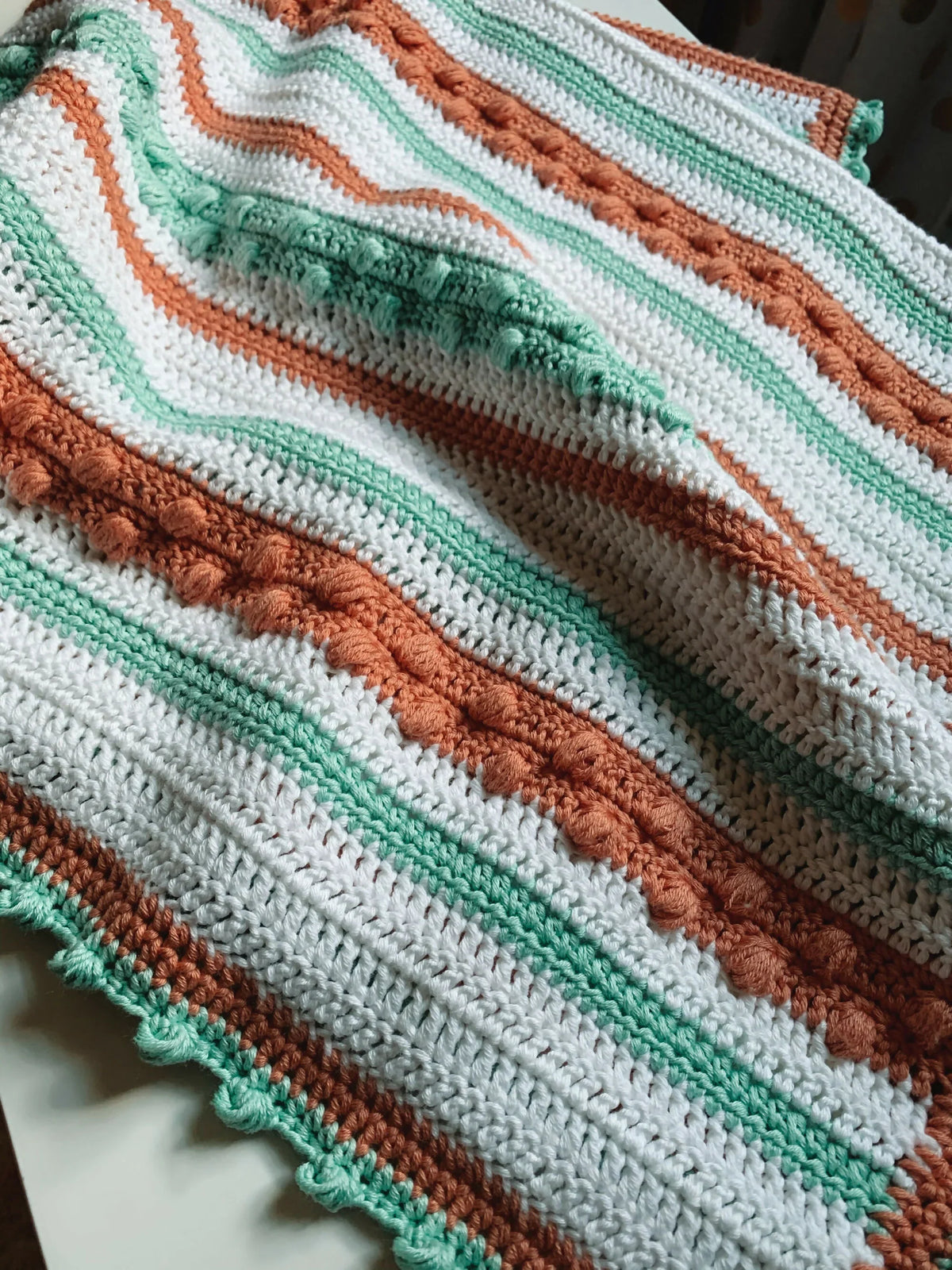 The Candy Clouds Baby Blanket (Crochet)