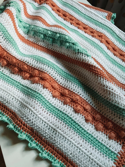 The Candy Clouds Baby Blanket (Crochet)