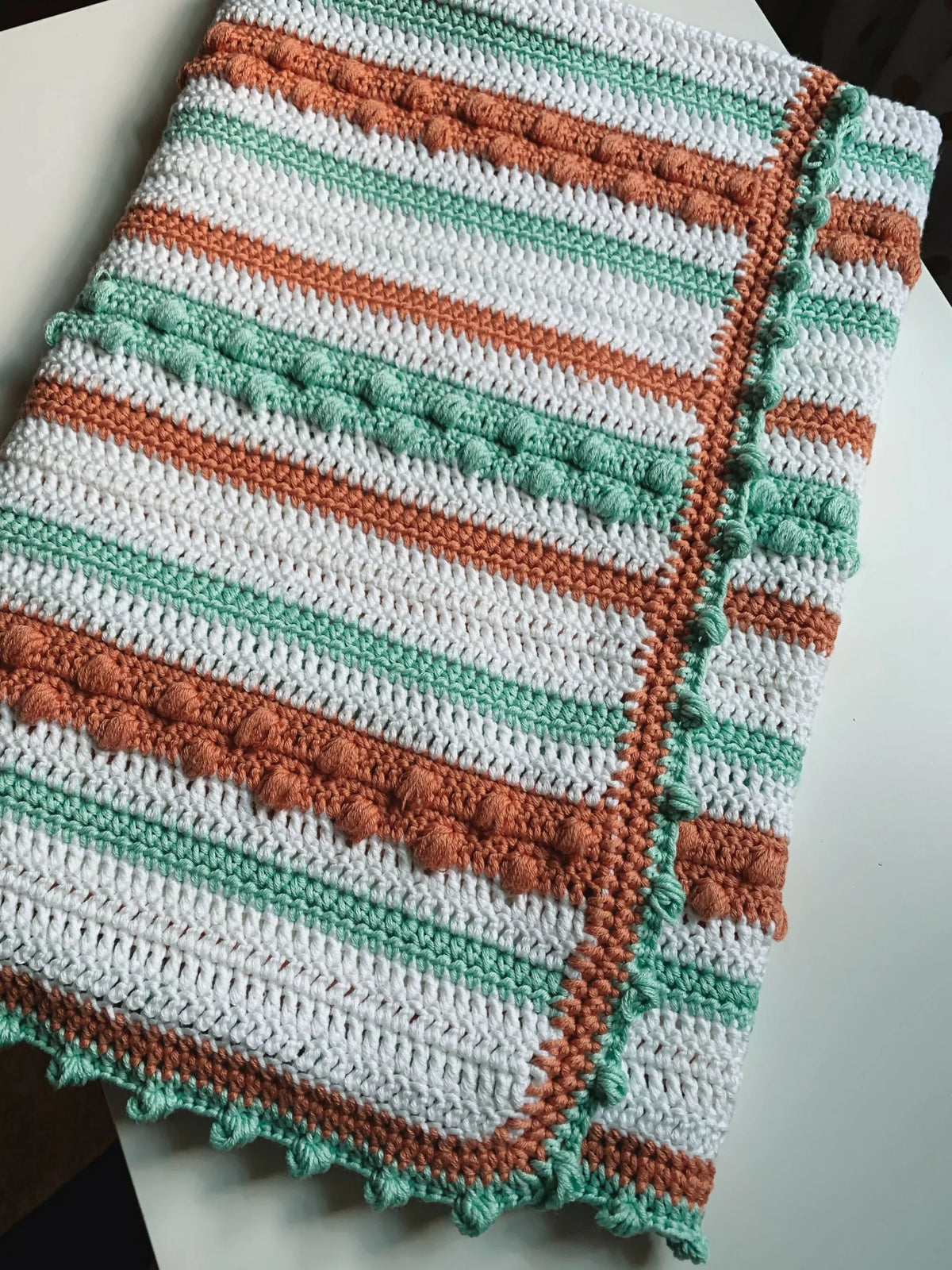 The Candy Clouds Baby Blanket (Crochet)