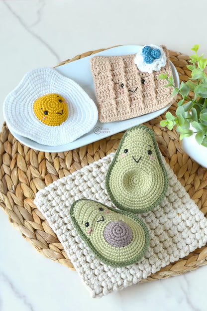 Breakfast Play Food Collection (Crochet)