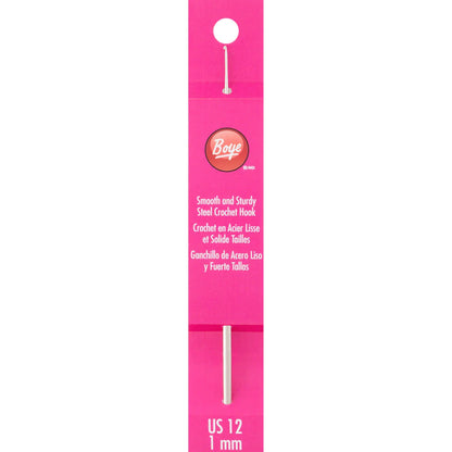 Boye Steel Crochet Hook 5" (Size 12)