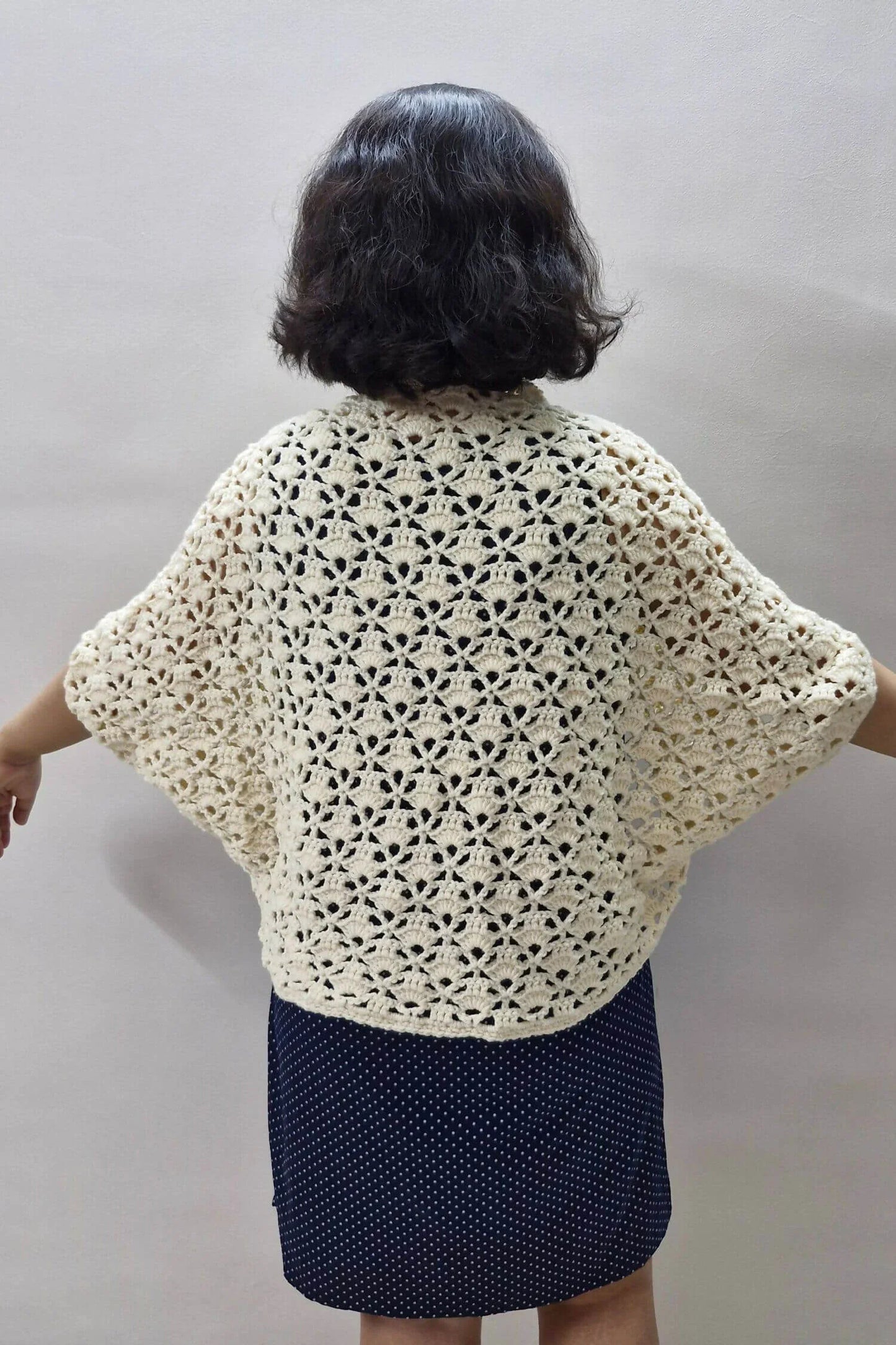 Magnolia Cocoon Shrug (Crochet)