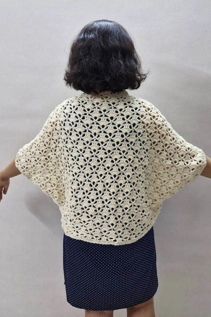 Magnolia Cocoon Shrug (Crochet)