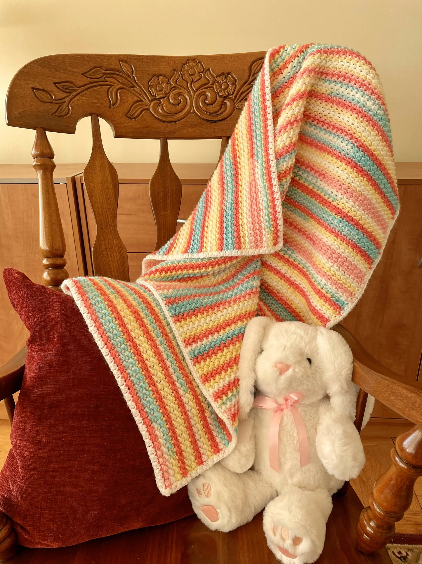 Sweet Roll Blanket (Crochet)