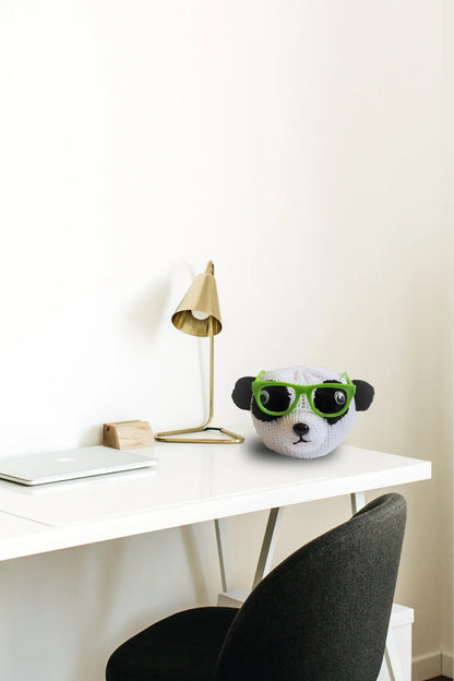 Panda Eyeglass Holder (Machine Knit)