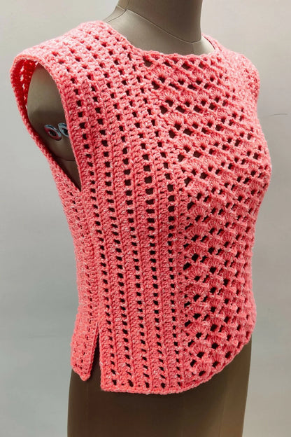 Crochet Peachy Beachy Top (Crochet)